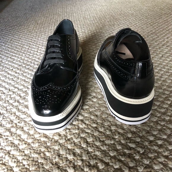 BRAND NEW PRADA perforated platform shoes! - Picture 3 of 6